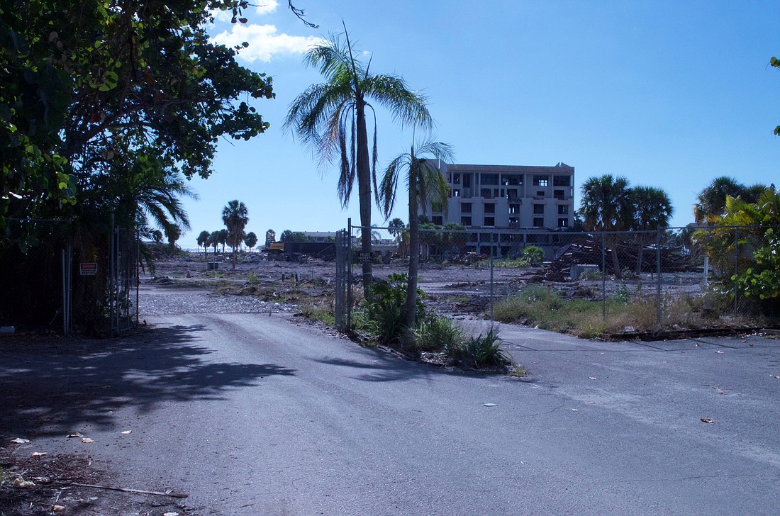 Buildings still being removed at former Colony resort.