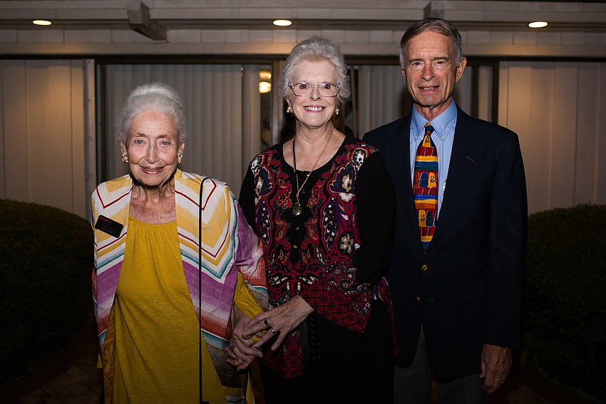 Eva Slane, Joanna Glass and Roger Stover