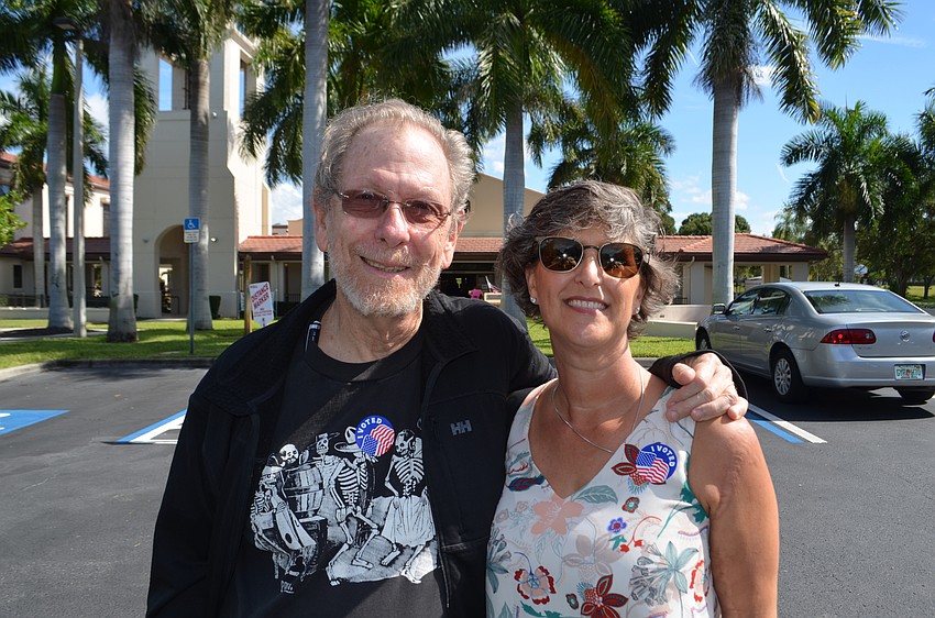 Toska and Richard Strong voted in favor of reacquiring and reopening a section of Beach Road on Siesta Key. “That’s a road,” Toska Strong said. “That belongs to all of us, not whoever thinks they can buy it.”