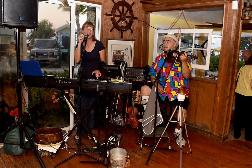 Brigid’s Cross performed throughout the event.