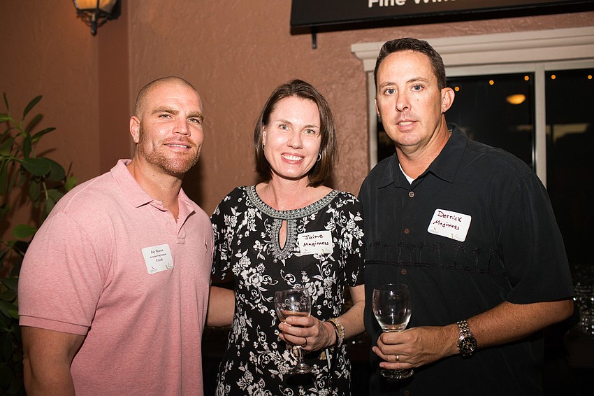 Jay Haren with Jaime and Derrick Maginness