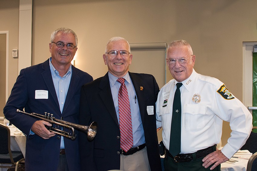 Danny Bilyeu, Jack Carter and U.S. Army retired Col. Bob Fernander