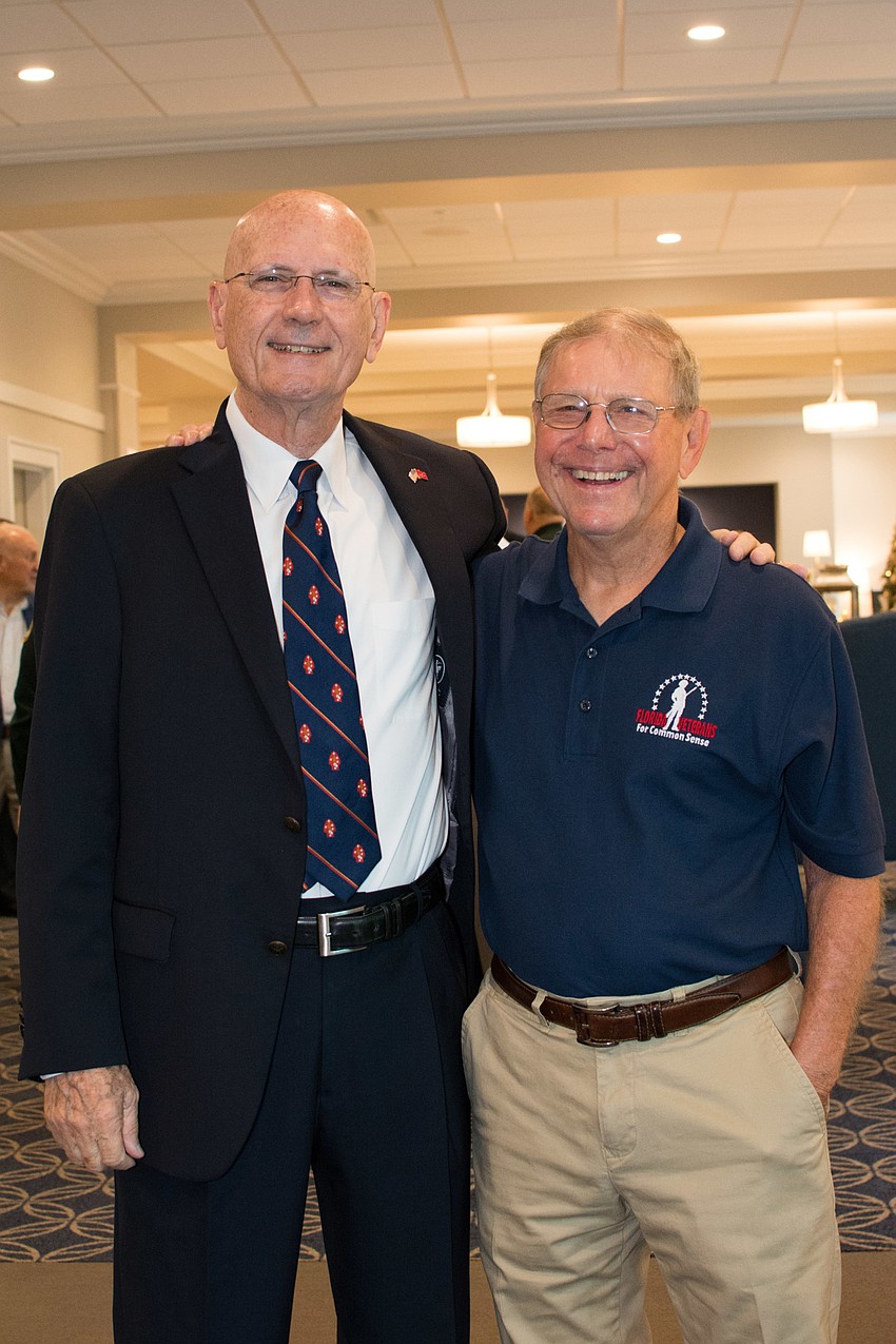 U.S. Marine Corps veterans Jim Dirmann and Dave Siegwald