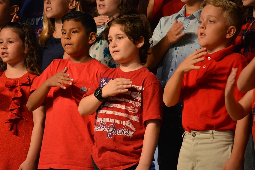 Giovanni Garcia, Jayke Maracle and Riley Shae sing about living in America.