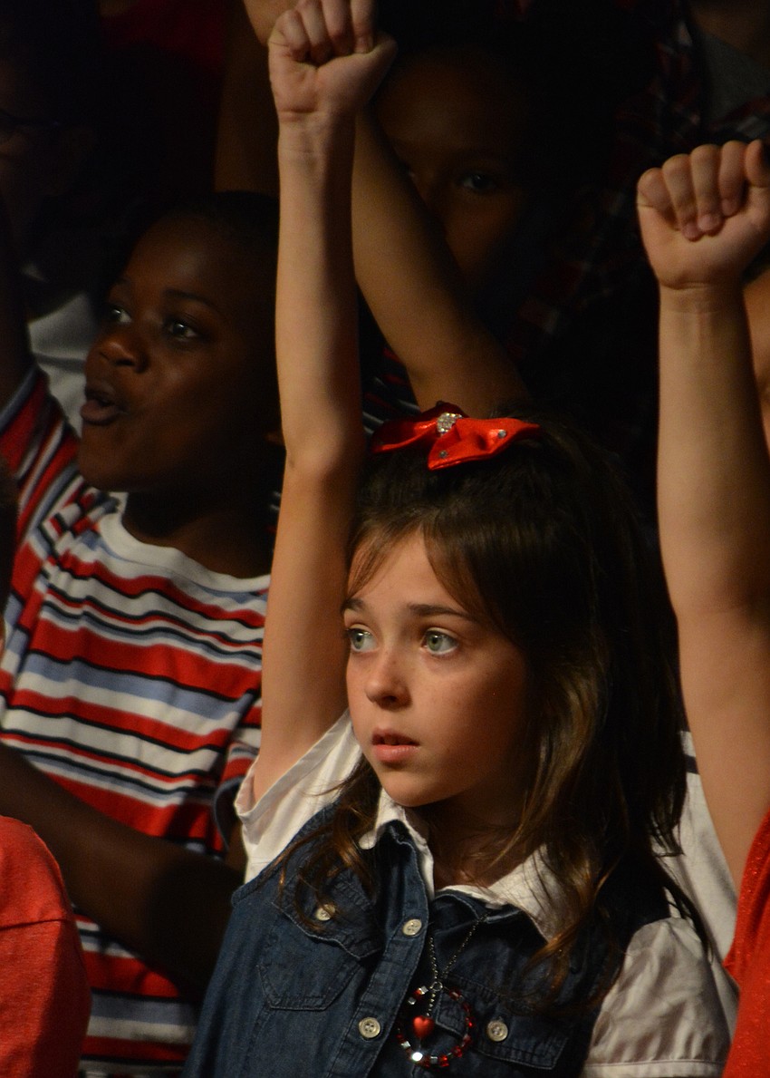 Mya Williams finishes the song 