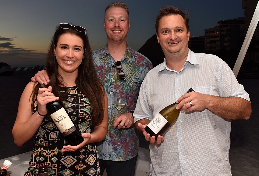 Melanie and Mike Minot of O’Neill and Jordan O’Mara of Treasury Wine Estate