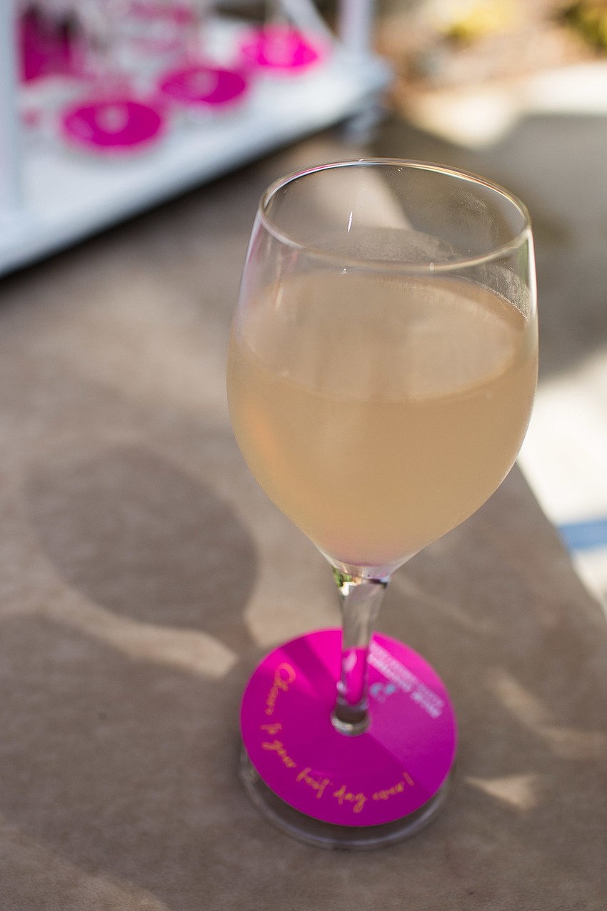 Frosé was served on the patio.