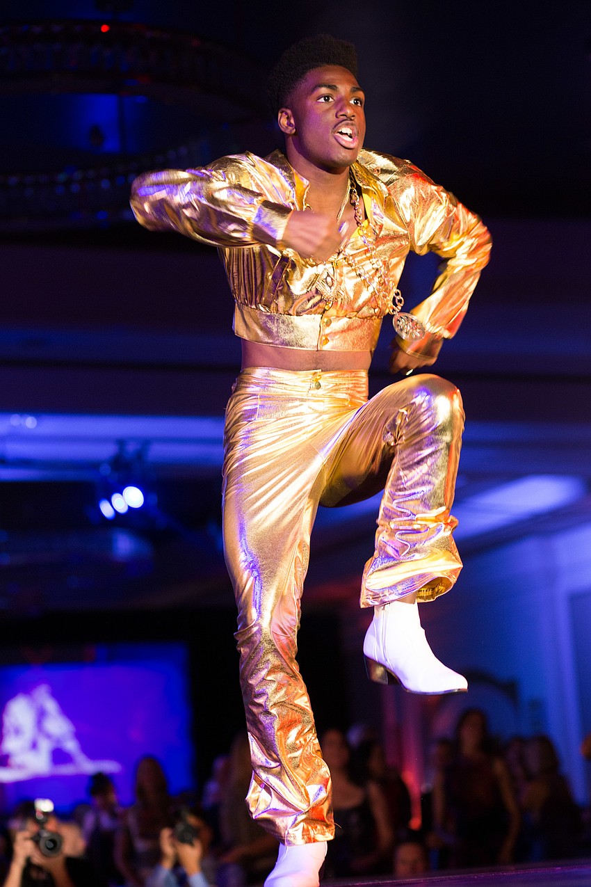 The Westcoast Black Theatre Troupe performed after the models walked.