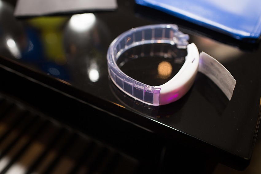 Guests could purchase a bracelet for a chance to win a necklace worth $2,300.