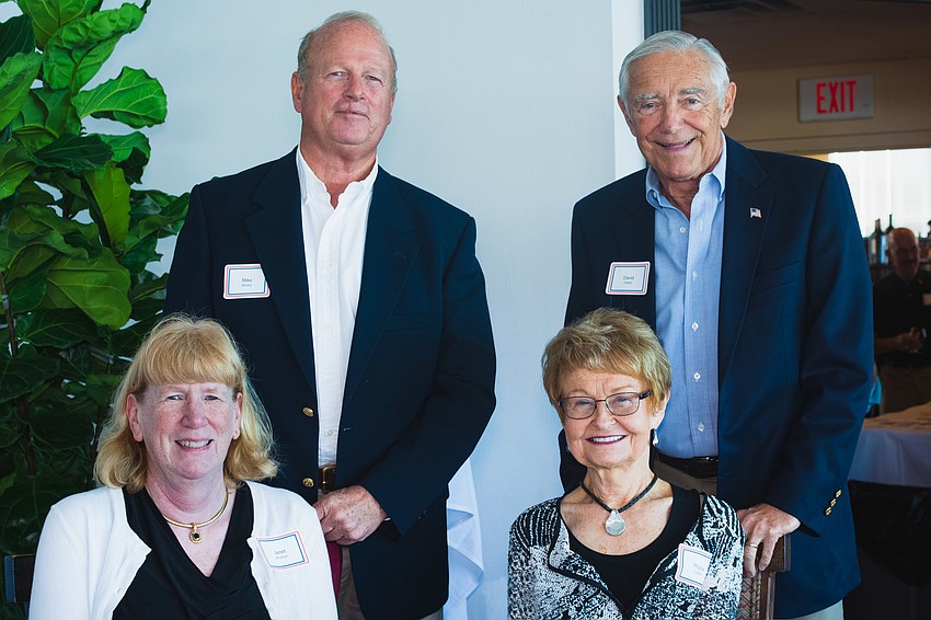 Mike Whaley and David Oakes with Jan Whitlock and Phyllis Oakes