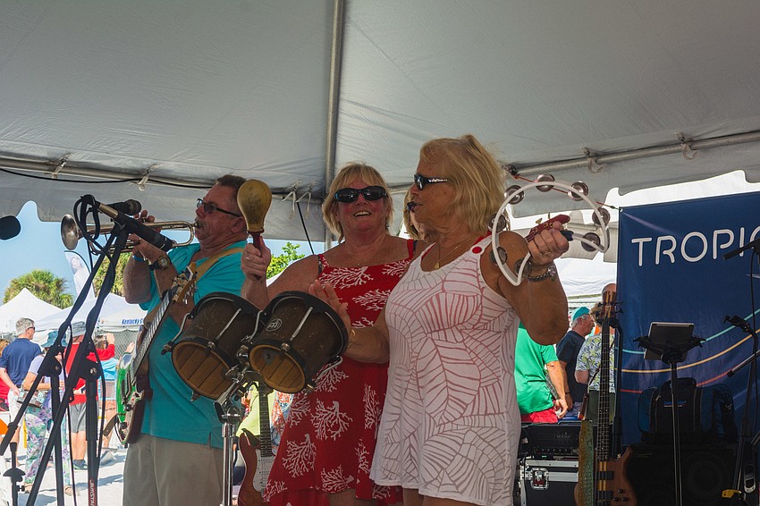 The Tropical Avenue Band got people dancing.