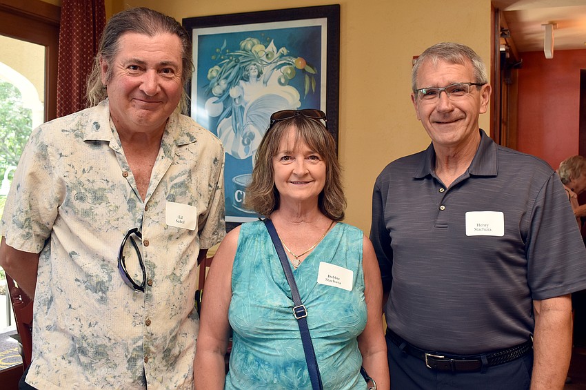 Ed Sabol and Debbie and Henry Stachura