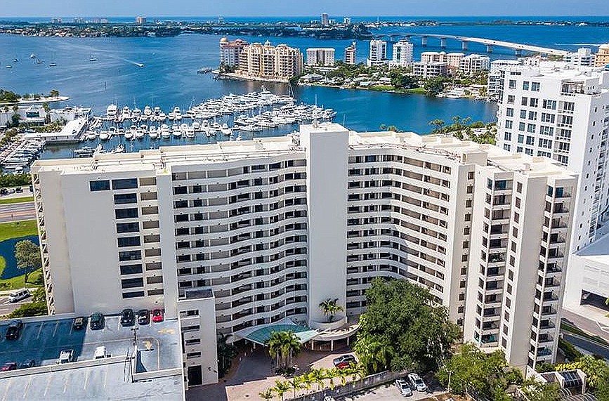 A condominium in Bay Plaza 1255 N. Gulfstream Ave. recently sold for $2,235,000. Built in 1982, it has three bedrooms, three baths and 3,387 square feet of living area. It previously sold for $2 million in February.