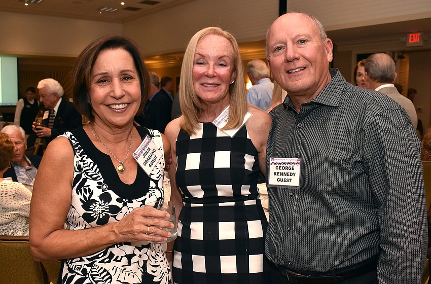 Julia Graziano, Donna Frieze and George Kennedy
