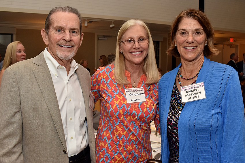 Jim and Kathy Powers and Cheryl McEwan