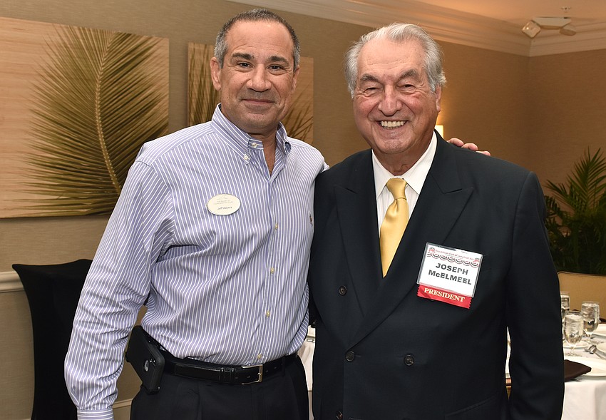Resort at Longboat Key Club General Manager Jeff Mayers and Republican Club of Longboat Key President Joe McElmeel