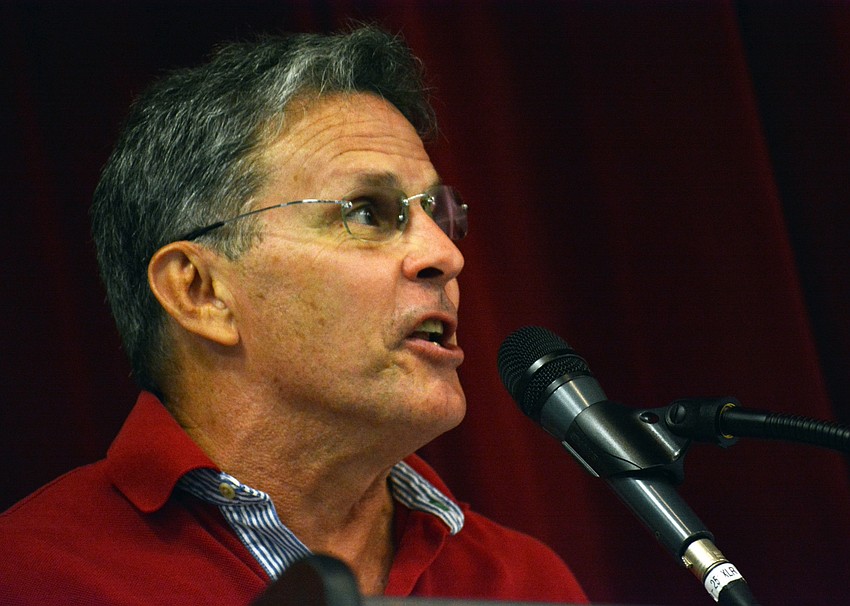 Military veteran and founder of GreenZone Hero John Krotec tells children freedom means opportunity. 