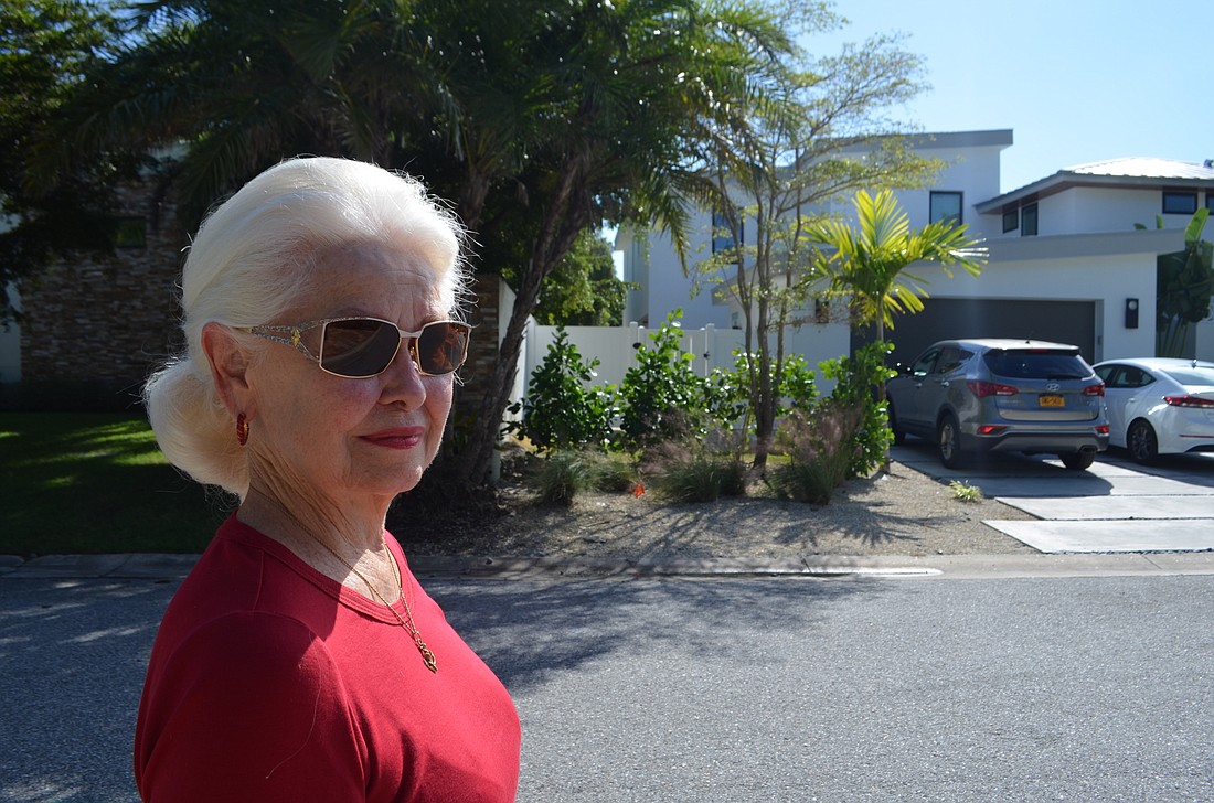 Lois Trotochau is one of several Lido Shores residents to report issues with a neighboring vacation rental property.