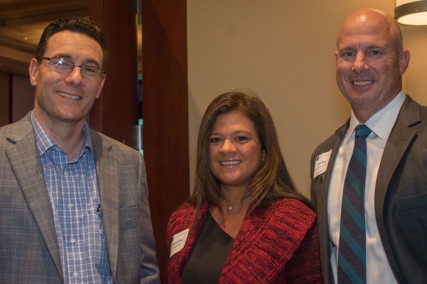 Nick Roberts with Marina and Ryan Riley