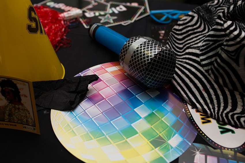 Tap Snap had a retro array of photo booth props.