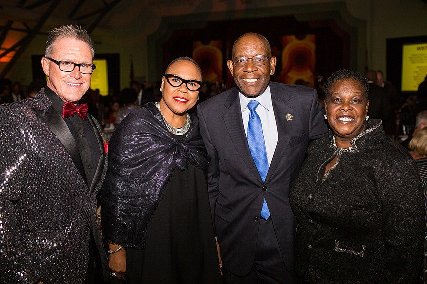 Randy Gilmore, Brenda Belsito and Charles and Ann Brown