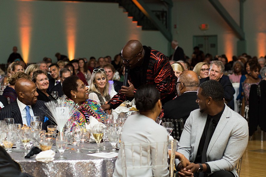 The program ended with a performance by the Westcoast Black Theatre Troupe.