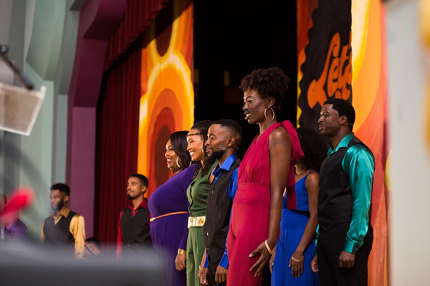The program ended with a performance by the Westcoast Black Theatre Troupe.