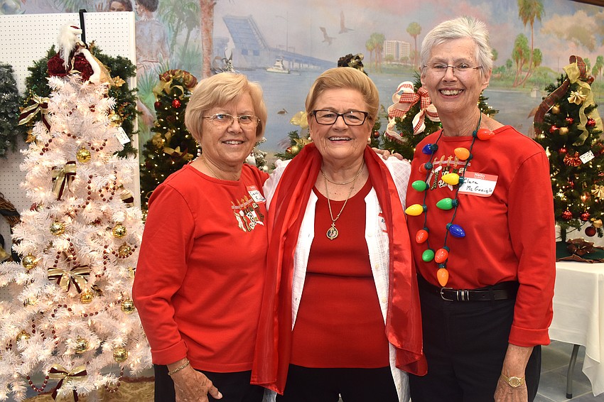 Bazaar chairwomen Carol Fischbein, Andy Youngs and Clara McGonigle