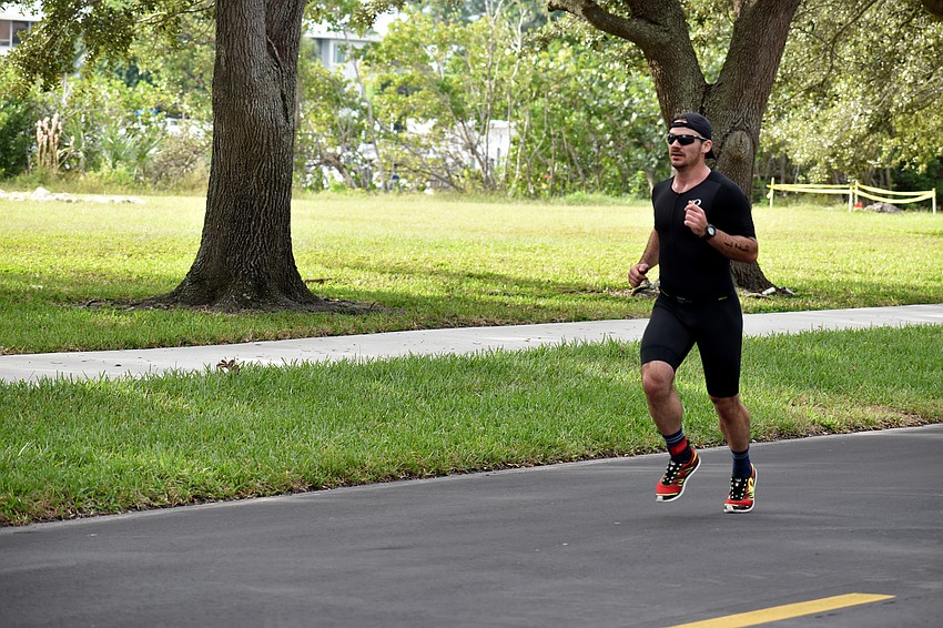 After the race, athletes enjoyed brunch, beer and a wine tasting.