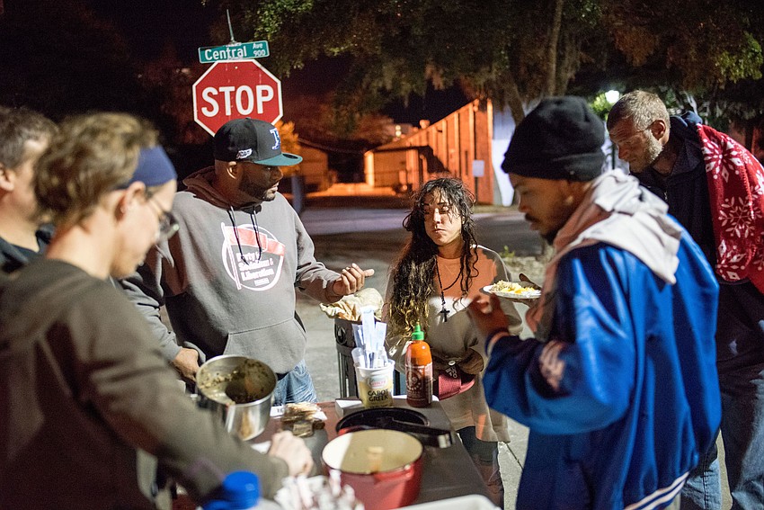 Streets of Paradise hosts a weekly feeding to the homeless community.