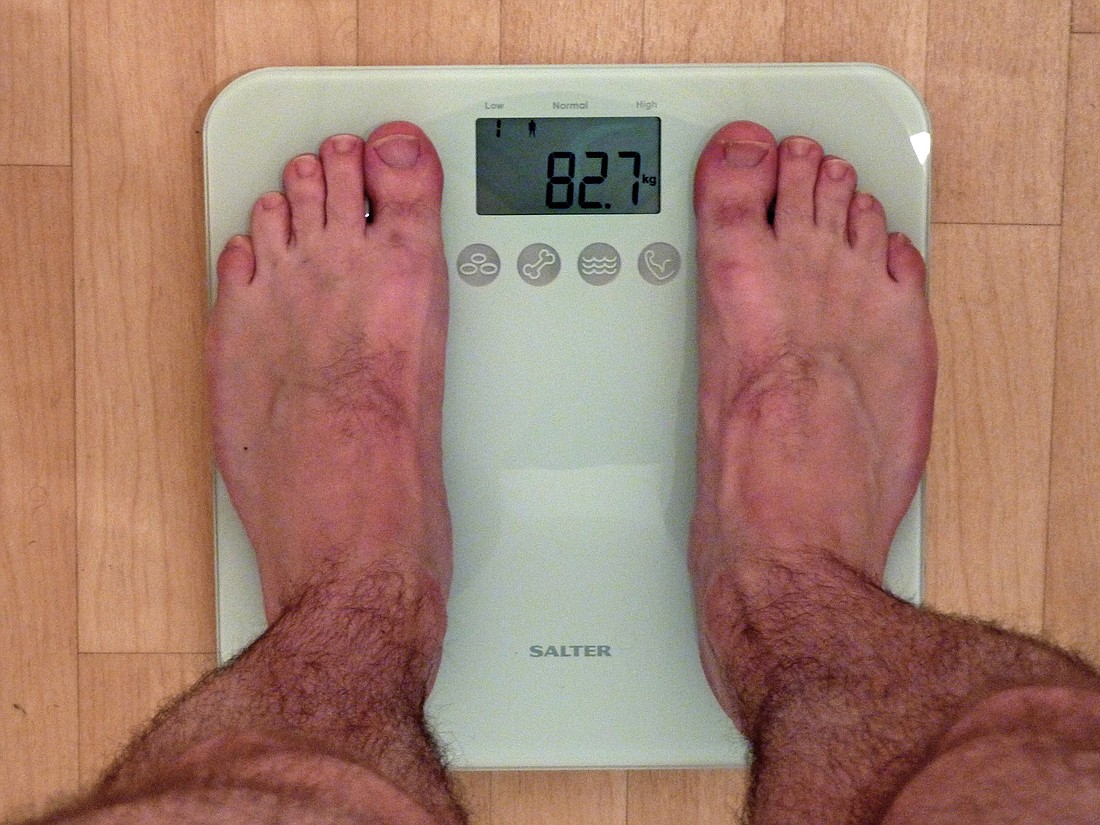 The scales will tilt up during Thanksgiving and Christmas.