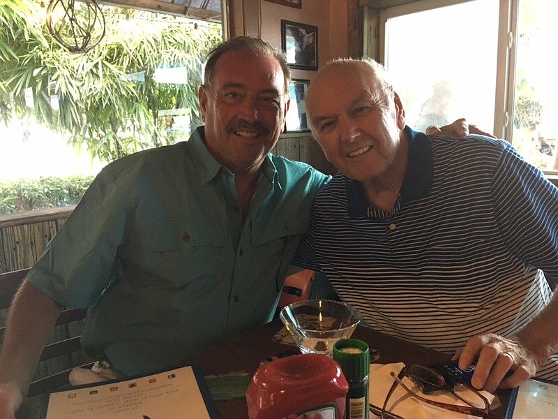 Randal and Ray LaFlamme on his 81st birthday on Sept. 2.
