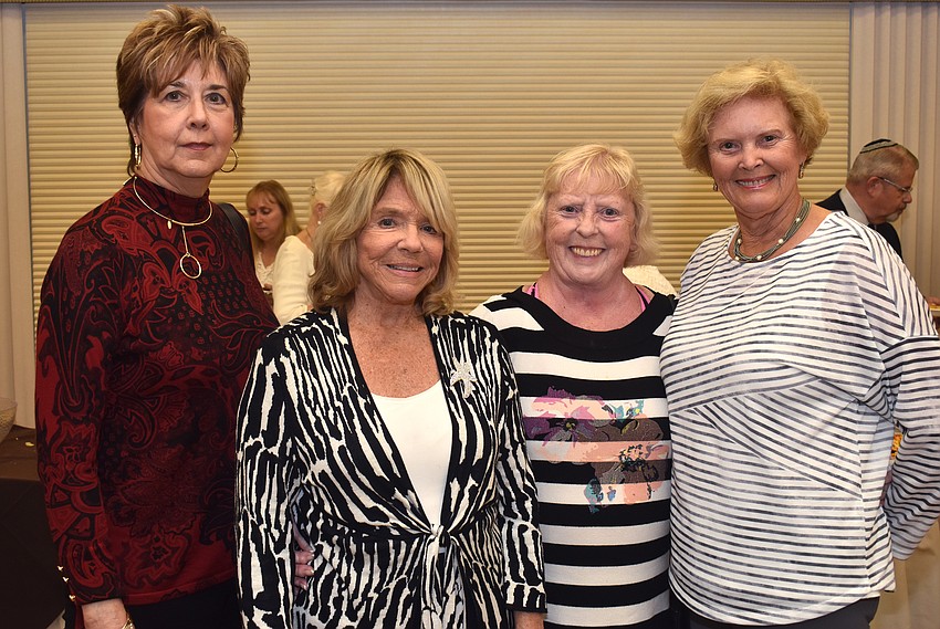 Jan Holman, Joan Partridge, Barb Weech and Betty Jo Haas