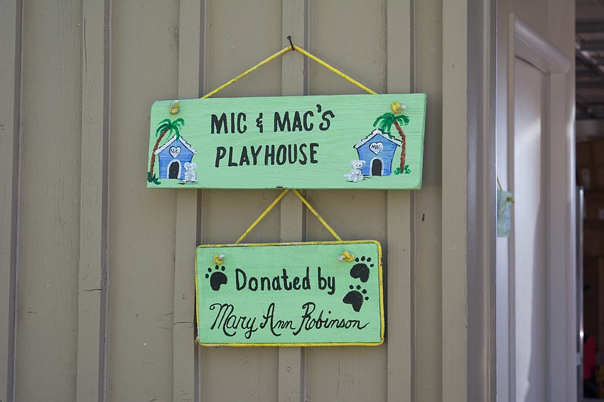 The pet kennel was originally built four years ago thanks to funding from Mary Ann Robinson.