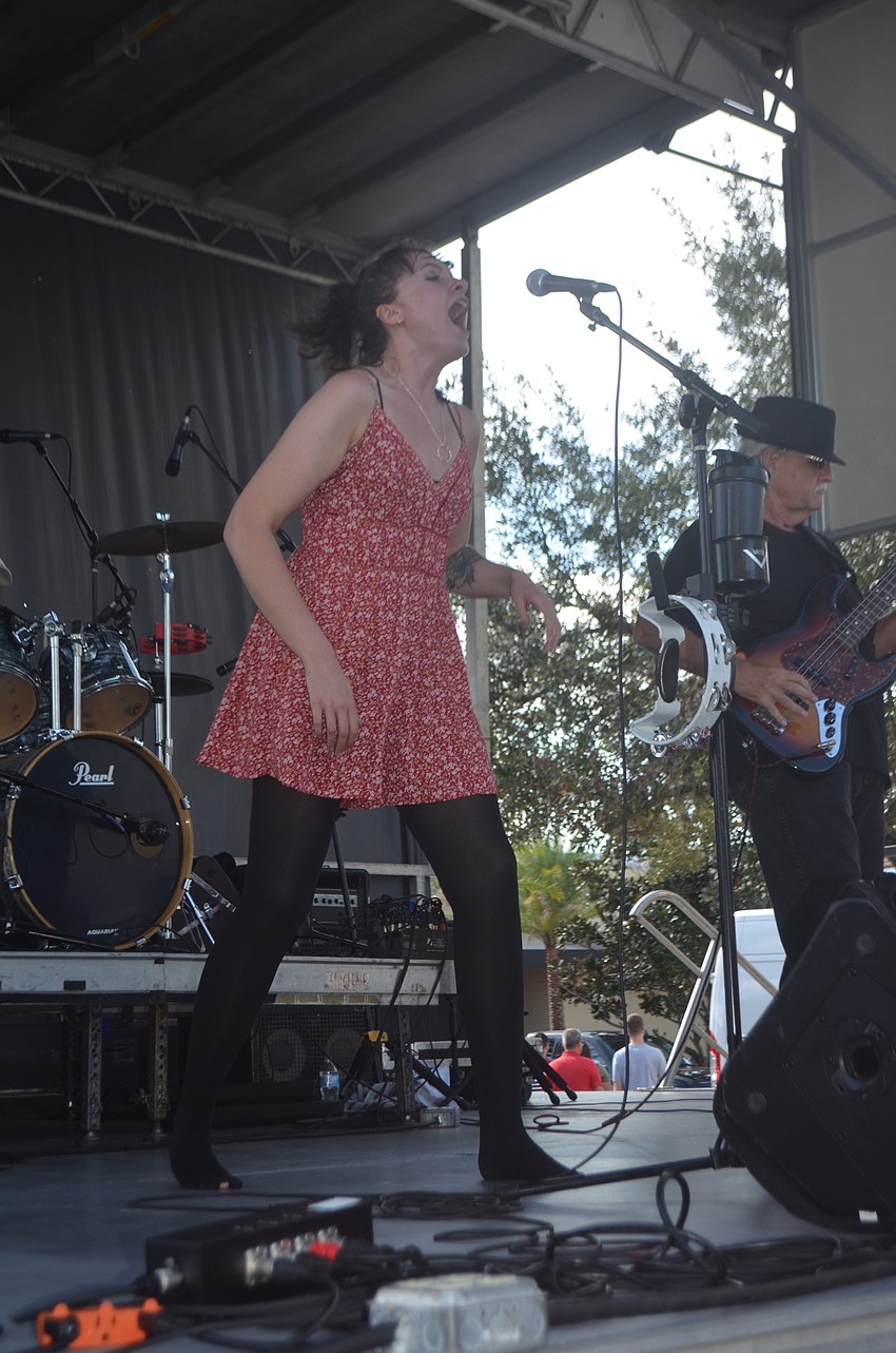The Kate Keys Band were the first band of the festival to come on.