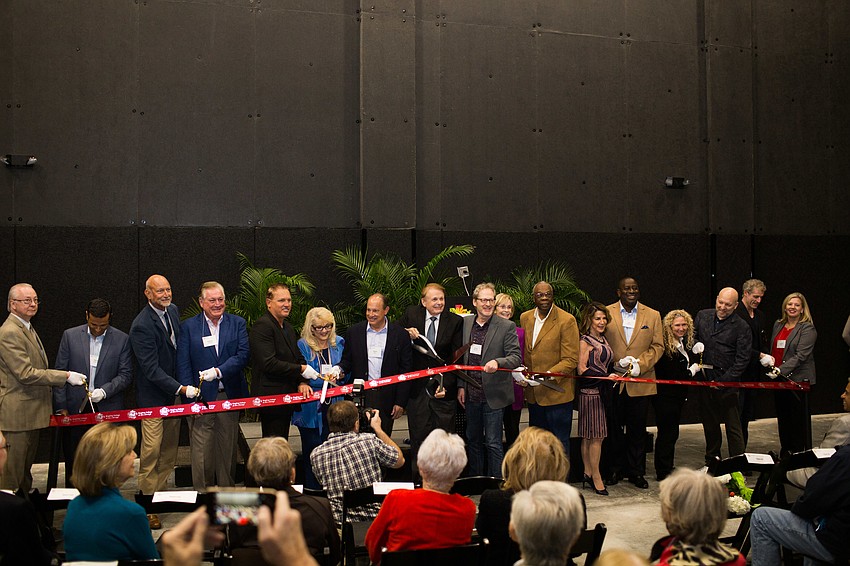 After the ribbon was cut, guests toured the facility.
