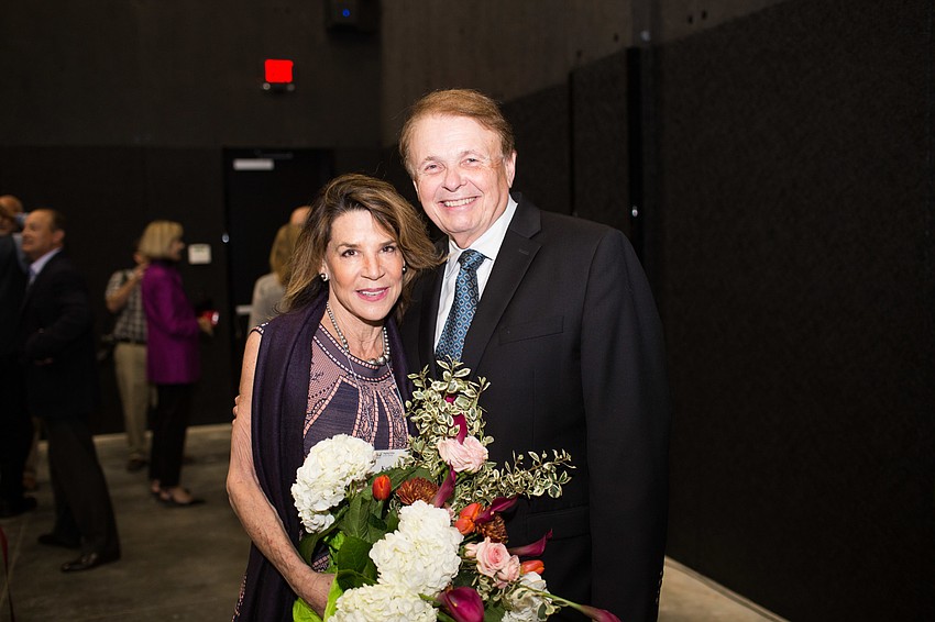 Katherine Harris and President Larry Thompson