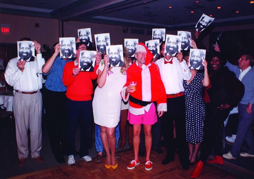 Sports journalist Bud Collins was a frequent guest at the Colony and promoted tennis through his broadcast and print-reporting career.