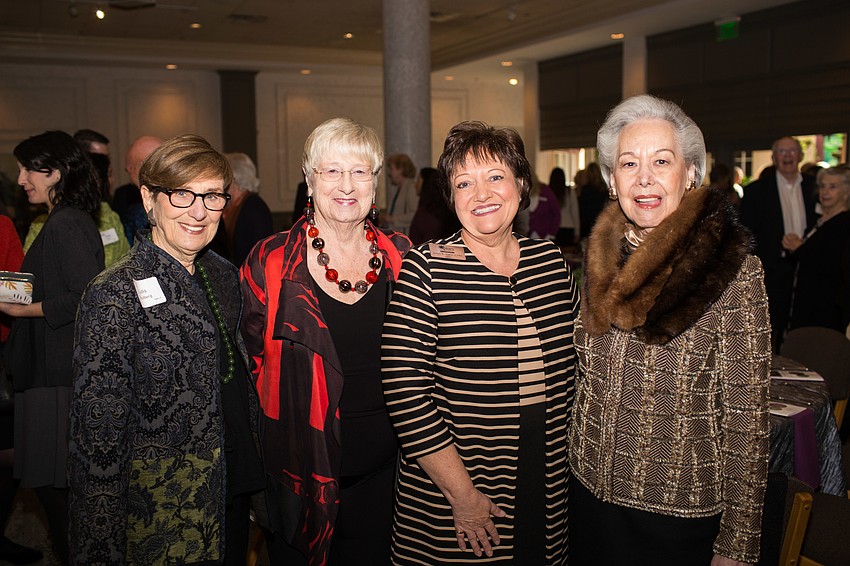 Lois Stulberg, Peggy Abt, President Janet Ginn and Sydney Goldstein