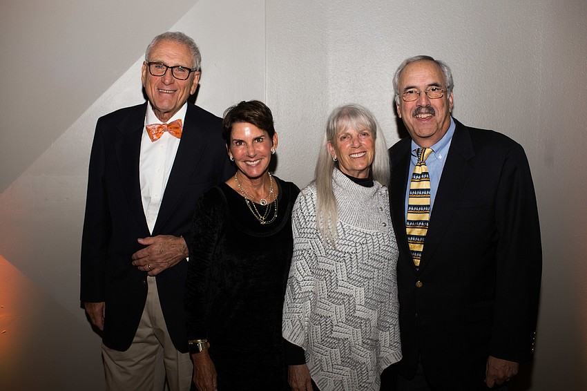 Co-Chairs Harry Leopold and Audrey Robbins with Linda and David Green