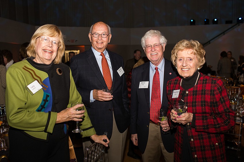Lucy Hedrick, George Handley and Glenn and Madolyn Dallas