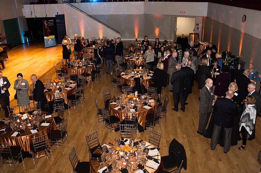 The dinner was hosted in Holley Hall.