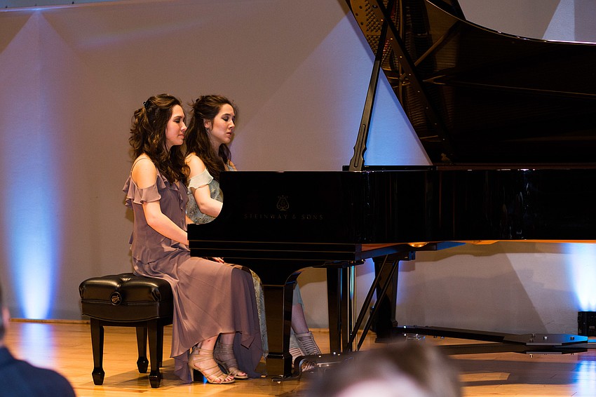 The Naughton sisters will be playing three concerts at the Van Wezel this weekend.