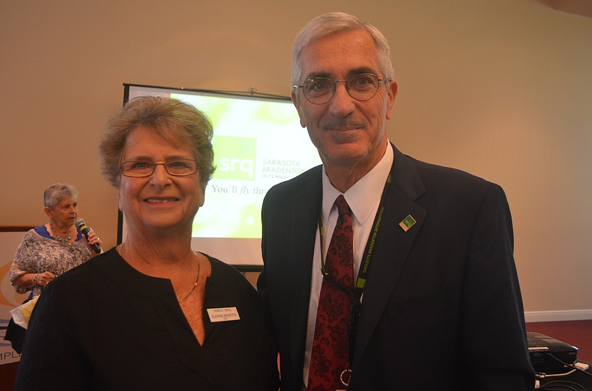 Suzanne Weinstein and Rick Piccolo, the CEO and CEO of the Sarasota Bradenton International
