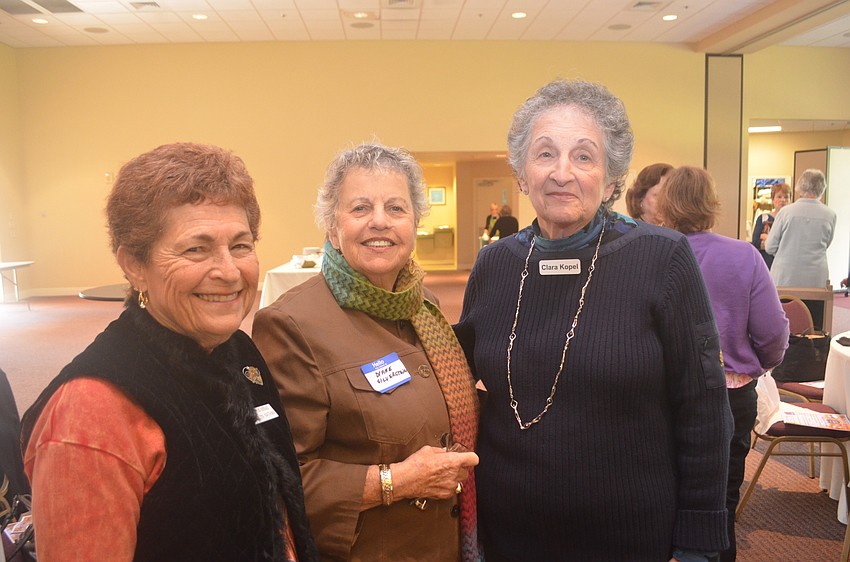 Carolyn Nathan, Diane Silverstein and Clara Kopel