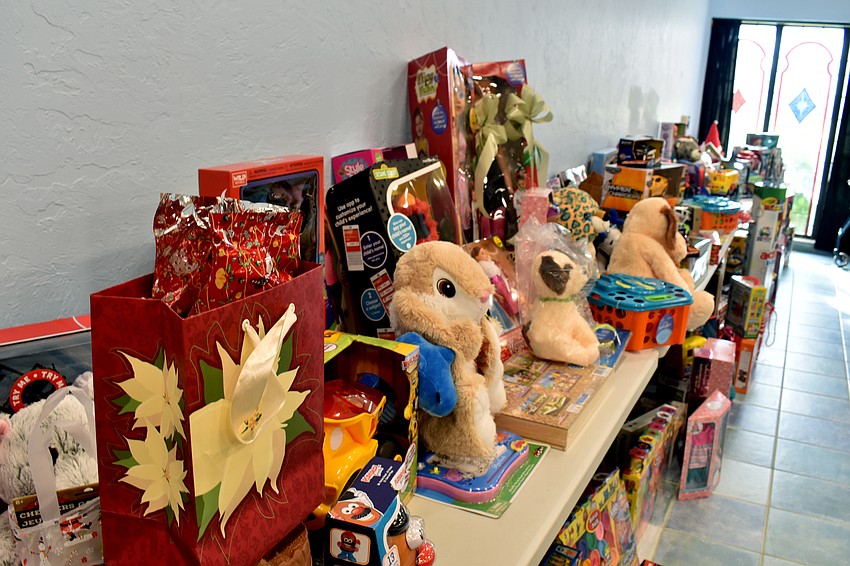 Each concert attendee was asked to bring a toy to be donated to a local charity.