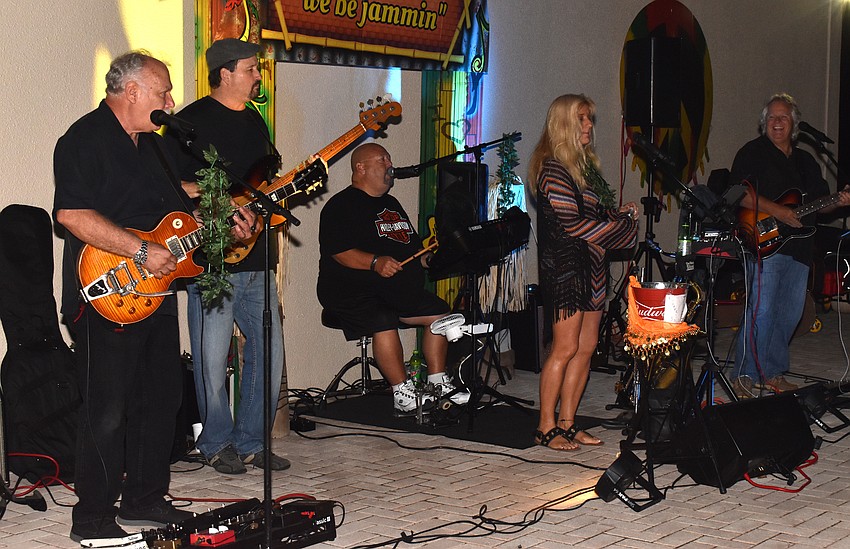 The Accidentals performed during the party.