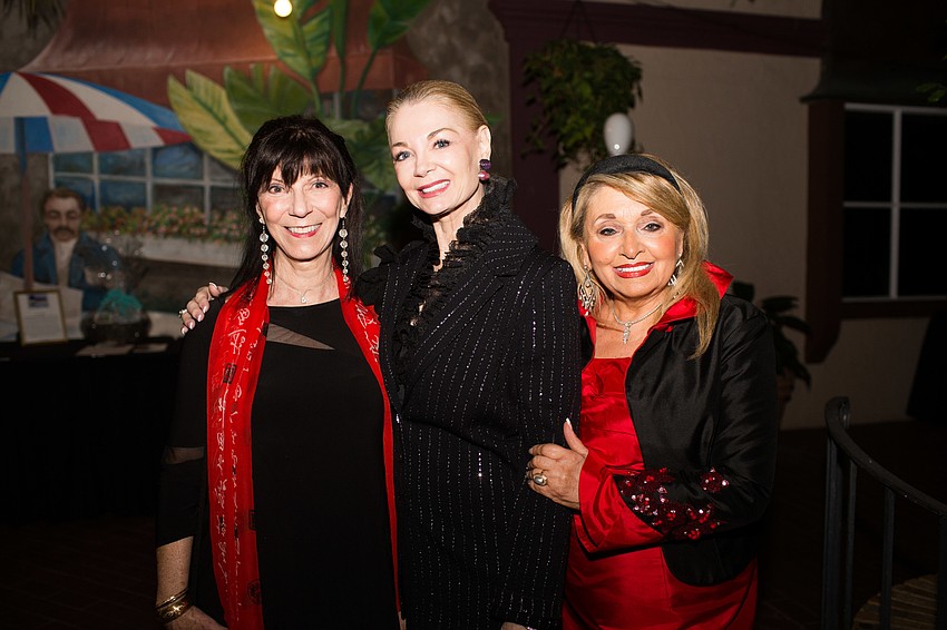 Carolyn Michel, Honorary Co-Chairwoman Jean Weidner-Goldstein and President Ida Zito