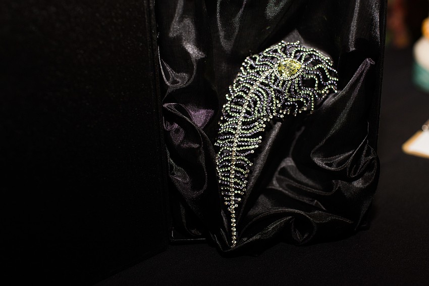 The silent auction included many items, some of which came from the Designing Women Boutique.