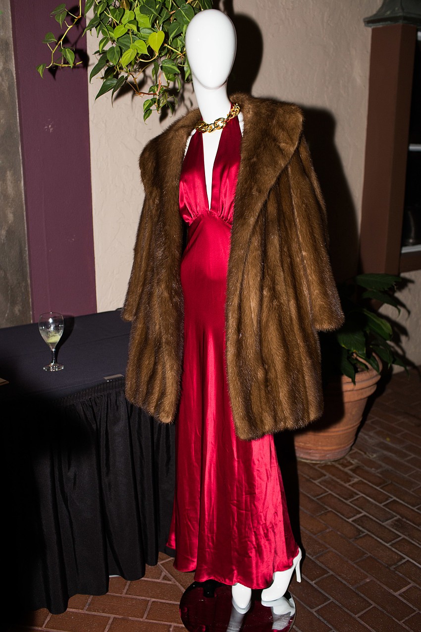 The silent auction included many items, some of which came from the Designing Women Boutique.